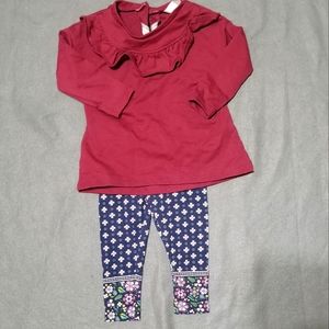 EUC Carter's 2 piece outfit - 6m